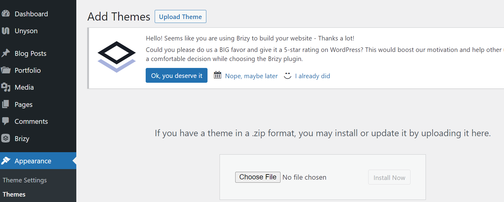 How to Upload Themes Wordpress