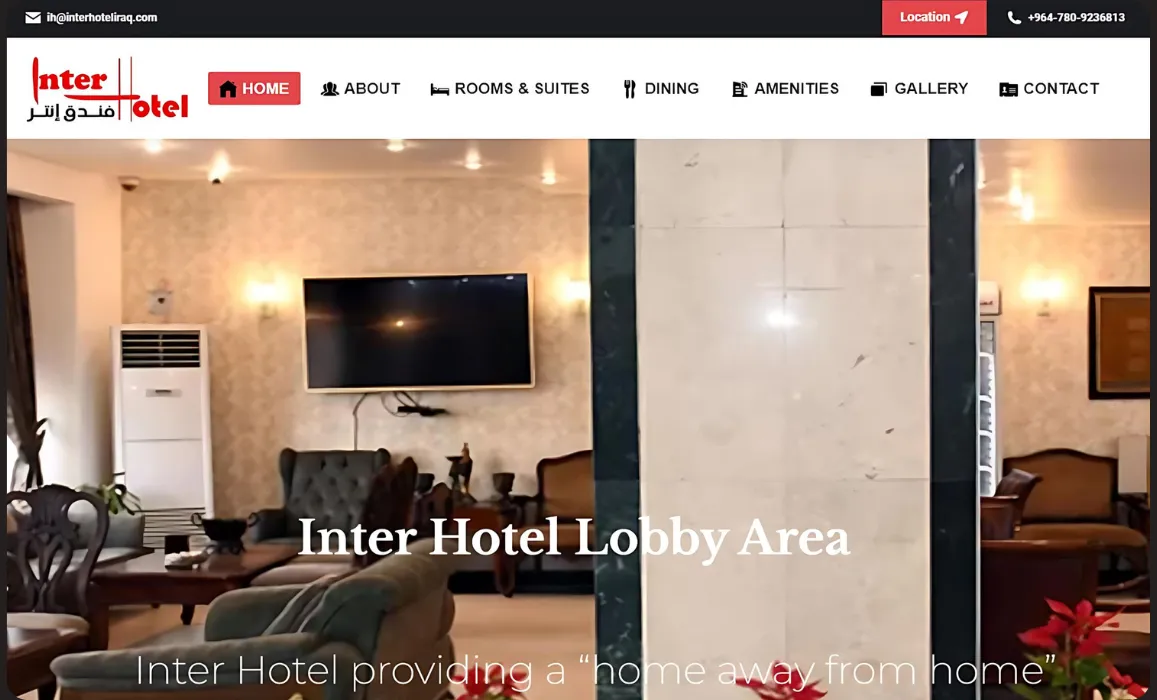 Hotel website designing Project